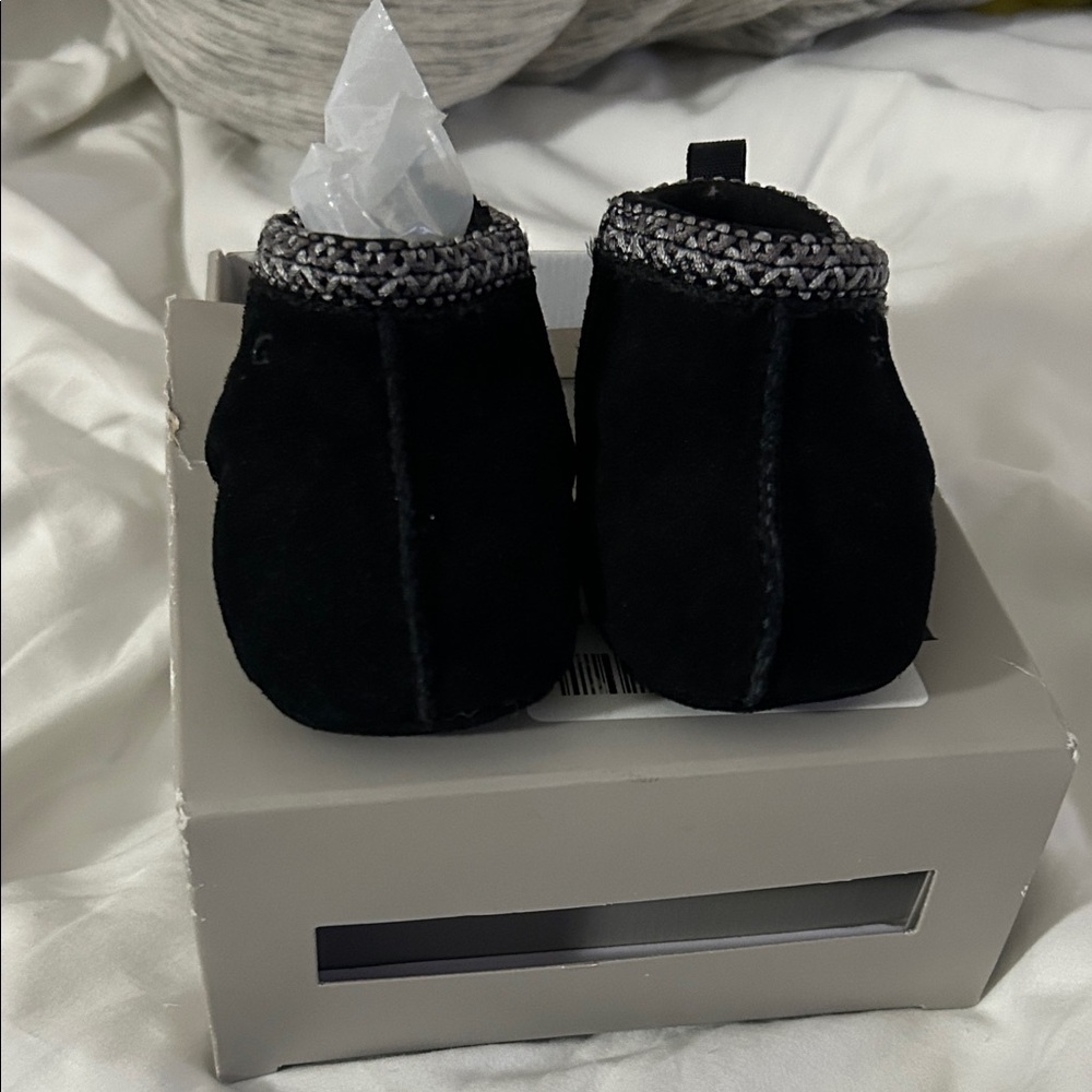 UGG Black Baby Walker Booties